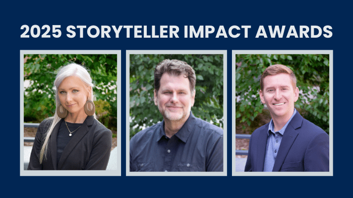 nikki andersen, steve mulholland, and kevin page impact award winners headshots